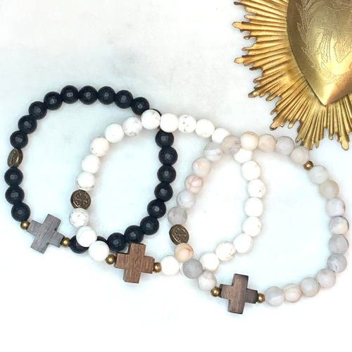 Men’s St. Benedict Two Decade Rosary Bracelet